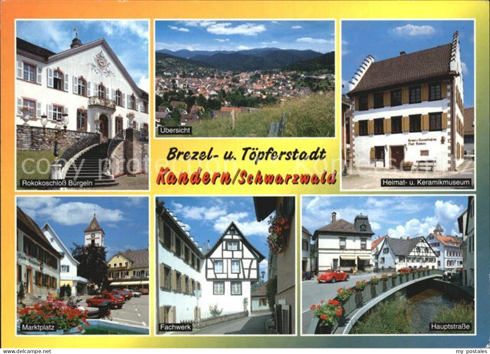 72398772 Kandern Rokokoschloss Buergeln Uebersicht Heimat Und Keramikmuseum Mark - Kandern