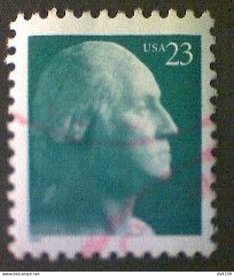 United States, Scott #3616, Used(o), 2002, George Washington, 23¢, Green - Oblitérés