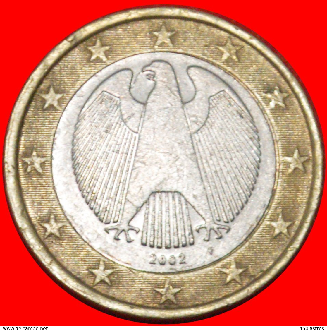 * PHALLIC TYPE 2002-2006: GERMANY  1 EURO 2002F DIES B+I!· LOW START ·  NO RESERVE! - Errors And Oddities