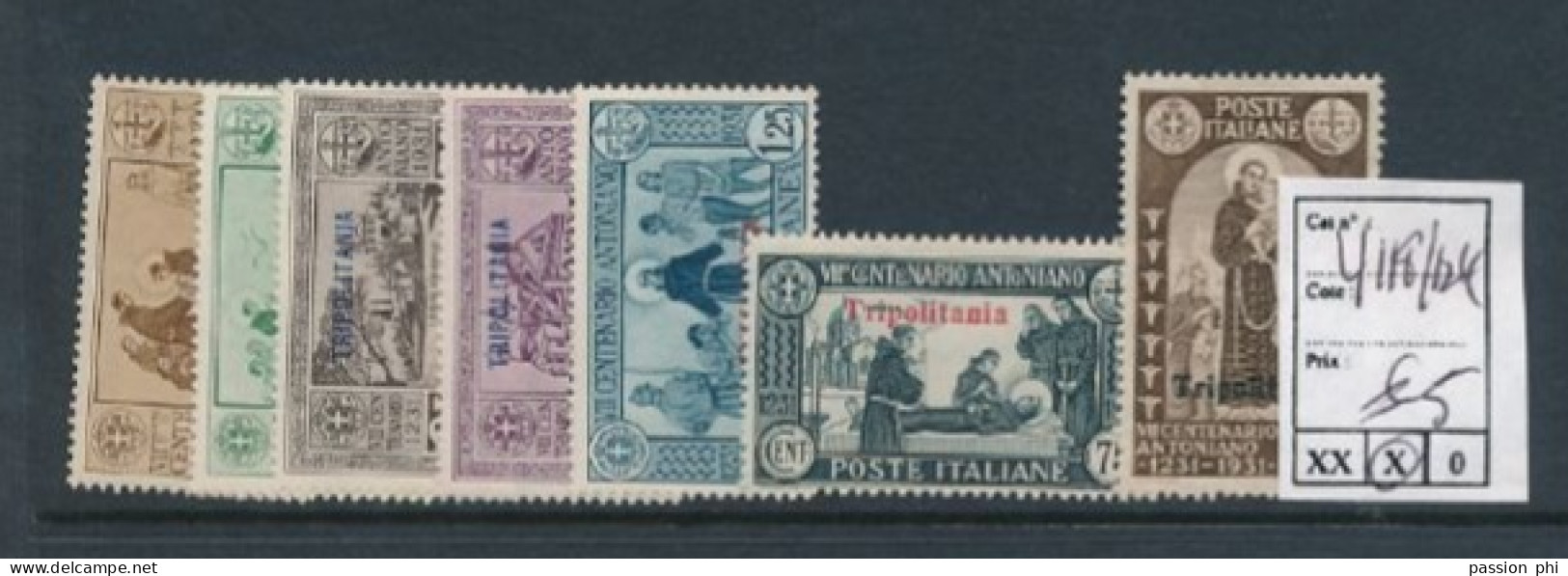B5 ITALY TRIPOLITANIA YVERT 118/124 LH - Africa Oriental Italiana