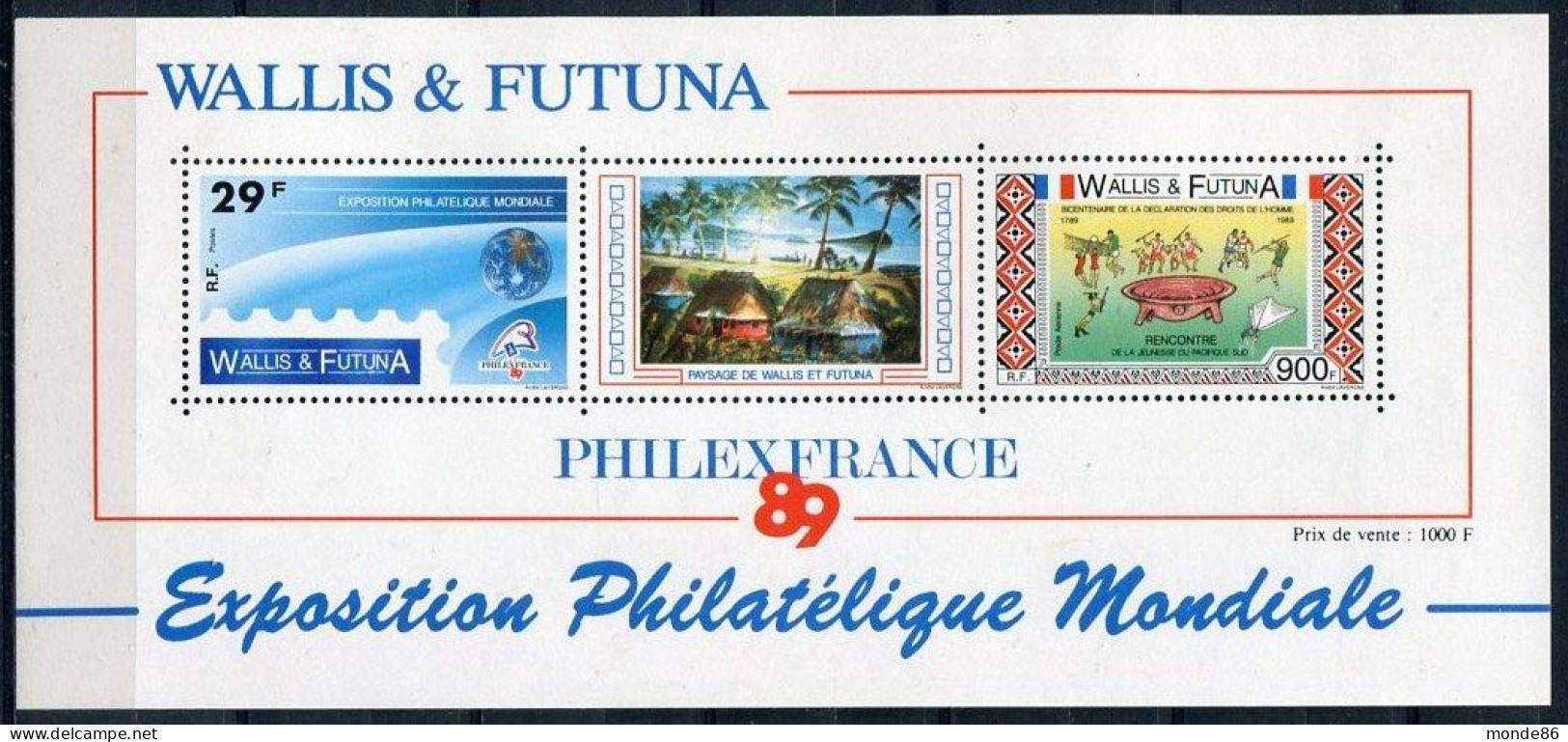 WALLIS & FUTUNA - Y&T BF N° 4 ** - Blocks & Sheetlets