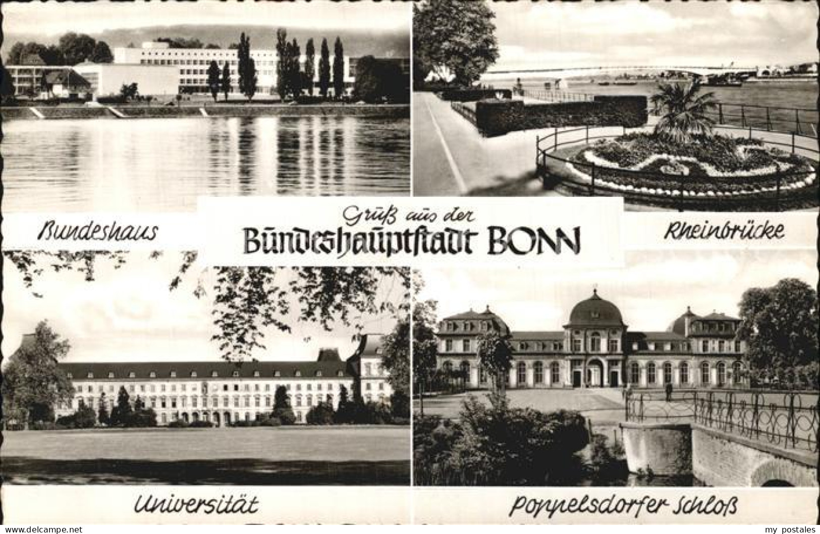 72396866 Bonn Rhein Bundeshaus Rheinbruecke Universitaet Poppelsdorfer Schloss B - Bonn