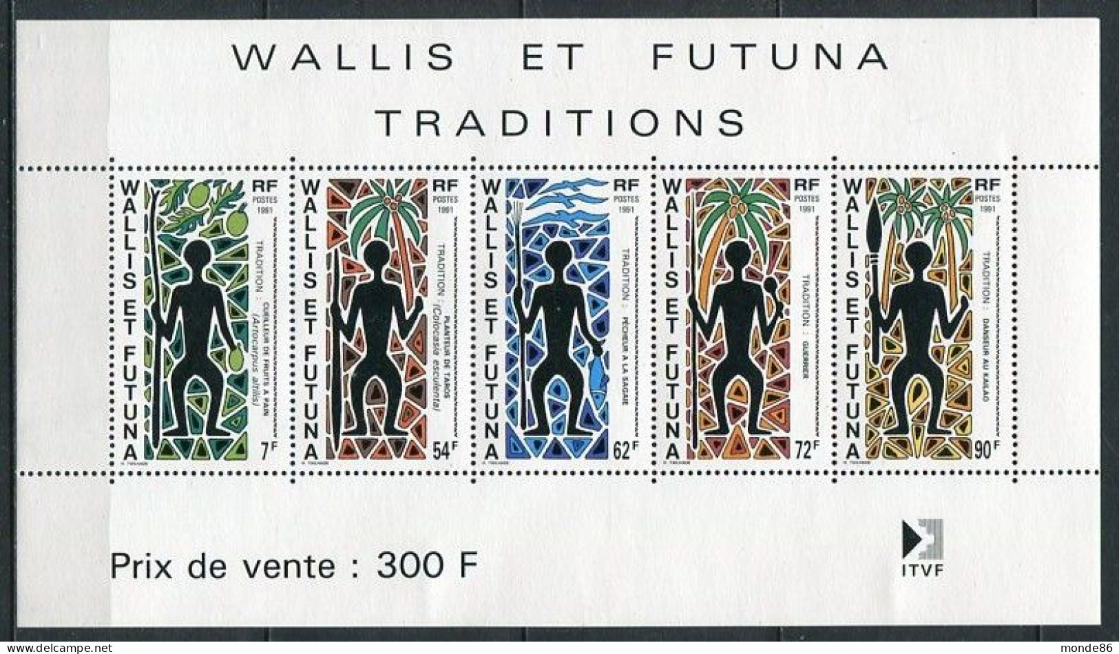 WALLIS & FUTUNA - Y&T BF N° 5 ** - Blocks & Kleinbögen