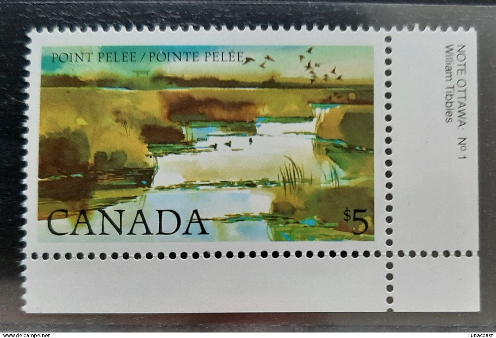 Canada 1983 MNH Sc #937**   5$  National Parks, Point Pelee - Neufs