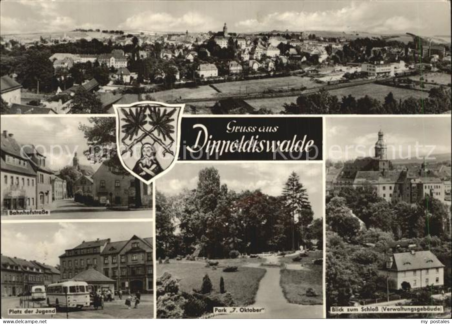 72396849 Dippoldiswalde Osterzgebirge Schloss Verwaltungsgebaeude Park 7. Oktobe - Dippoldiswalde