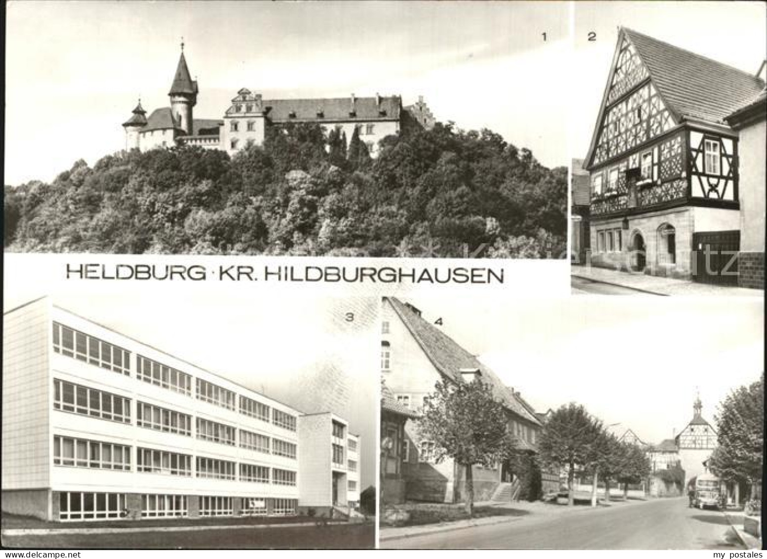 72396811 Hildburghausen Heldburg Veste Fachwerkhaus Rudi Arnstadt Oberschule Hil - Hildburghausen
