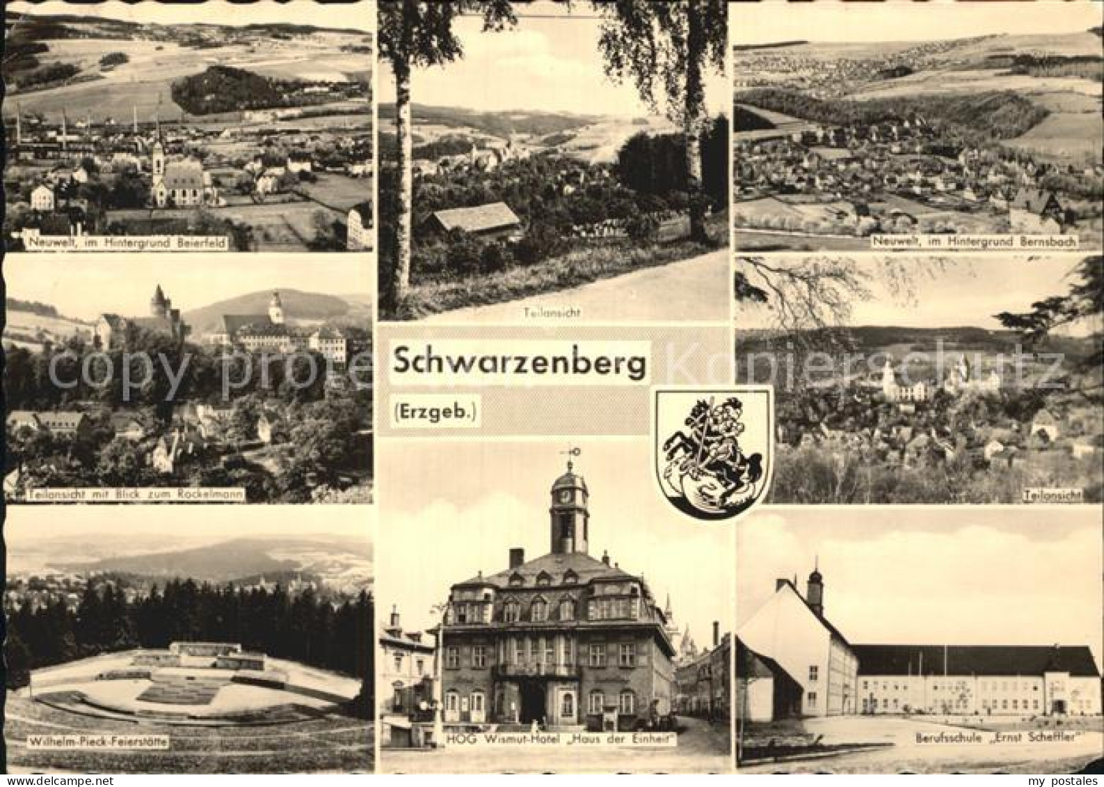 72396783 Schwarzenberg Erzgebirge Neuwelt Beiefeld Bernsbah Wilhelm Pieck Feiers - Schwarzenberg (Erzgeb.)