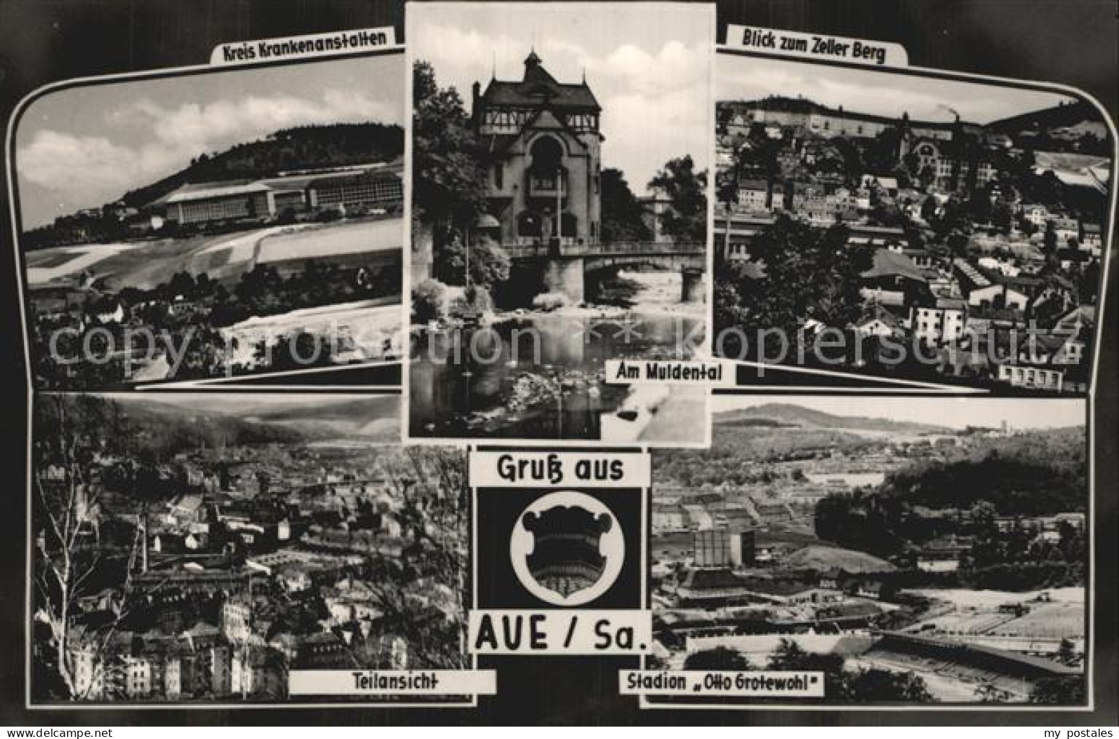 72396768 Aue Sachsen Zeller Berg Muldental Stadtion Otto Grotewohl Aue - Aue