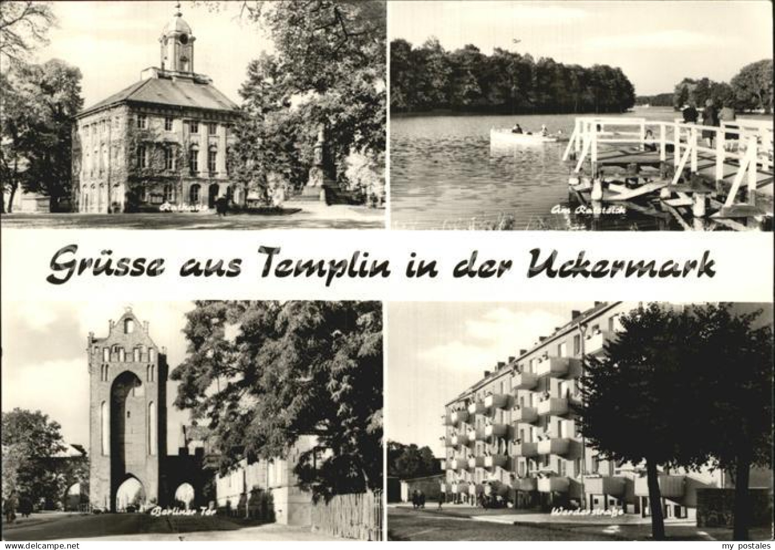 72396688 Templin Rathaus Berliner Tor Werderstrasse Ratsteich Templin - Templin