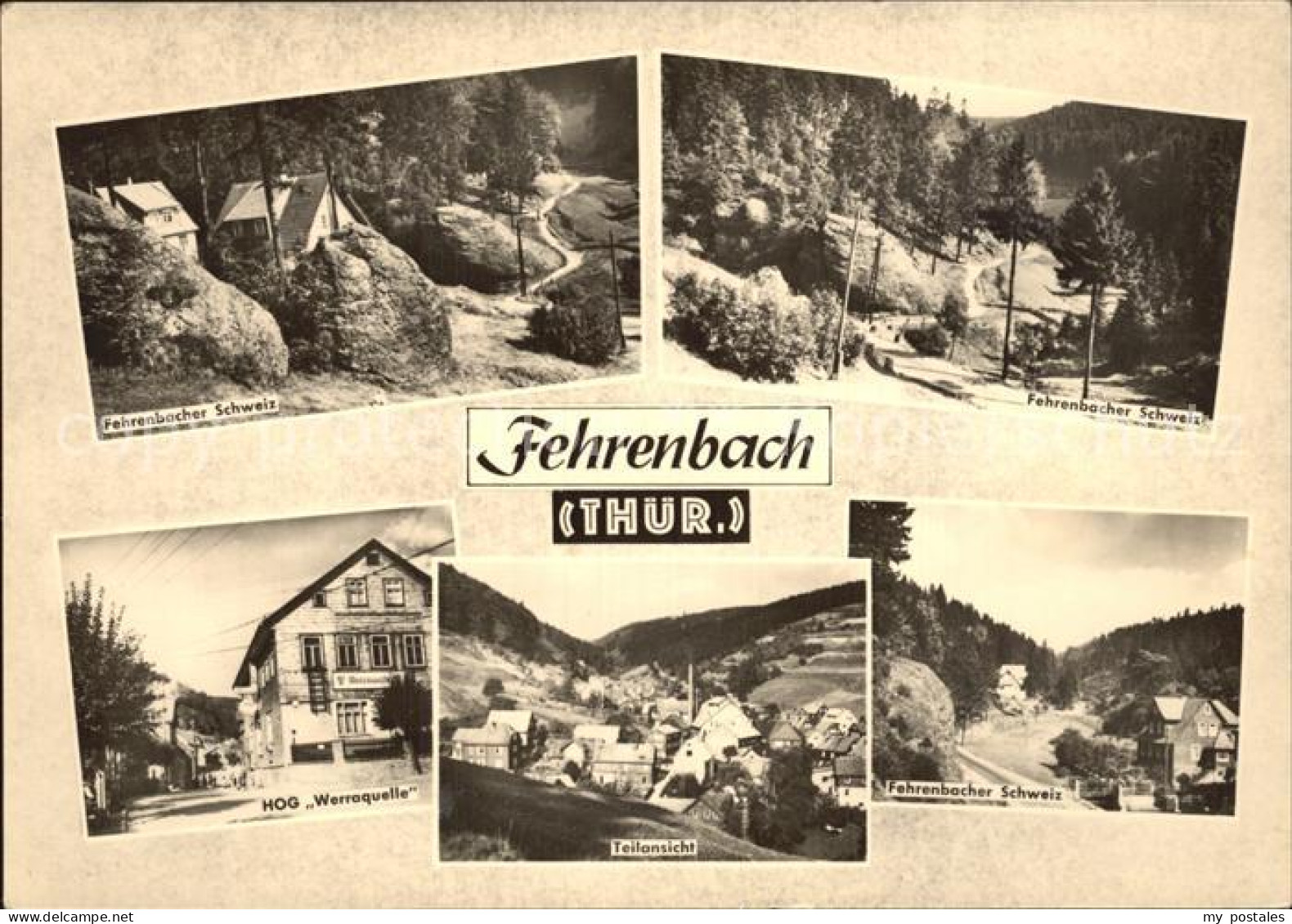72395929 Fehrenbach Thueringer Wald Fehrenbacher Schweiz HOG Werraquelle Teilans - Masserberg
