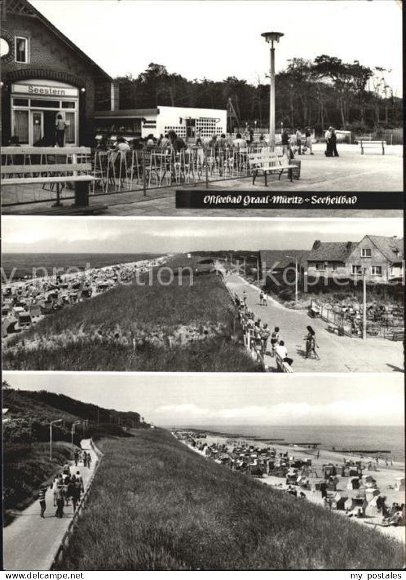 72395914 Graal-Mueritz Ostseebad Gaststaette Seestern Strand  Seeheilbad Graal-M - Graal-Müritz