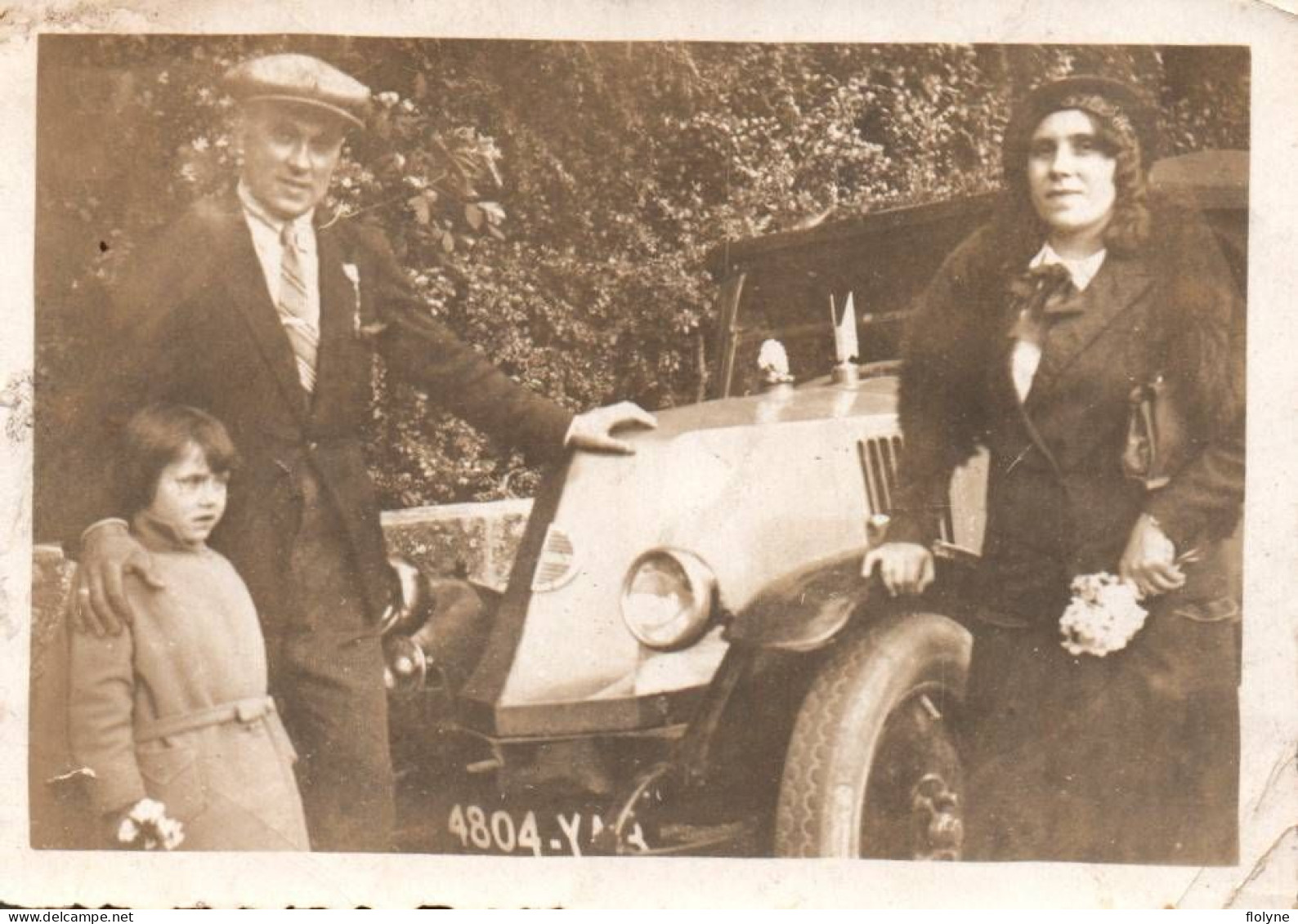 Automobile - Photo Ancienne Originale - Voiture Auto De Marque RENAULT KZ - 6x8,5 Cm - Voitures De Tourisme