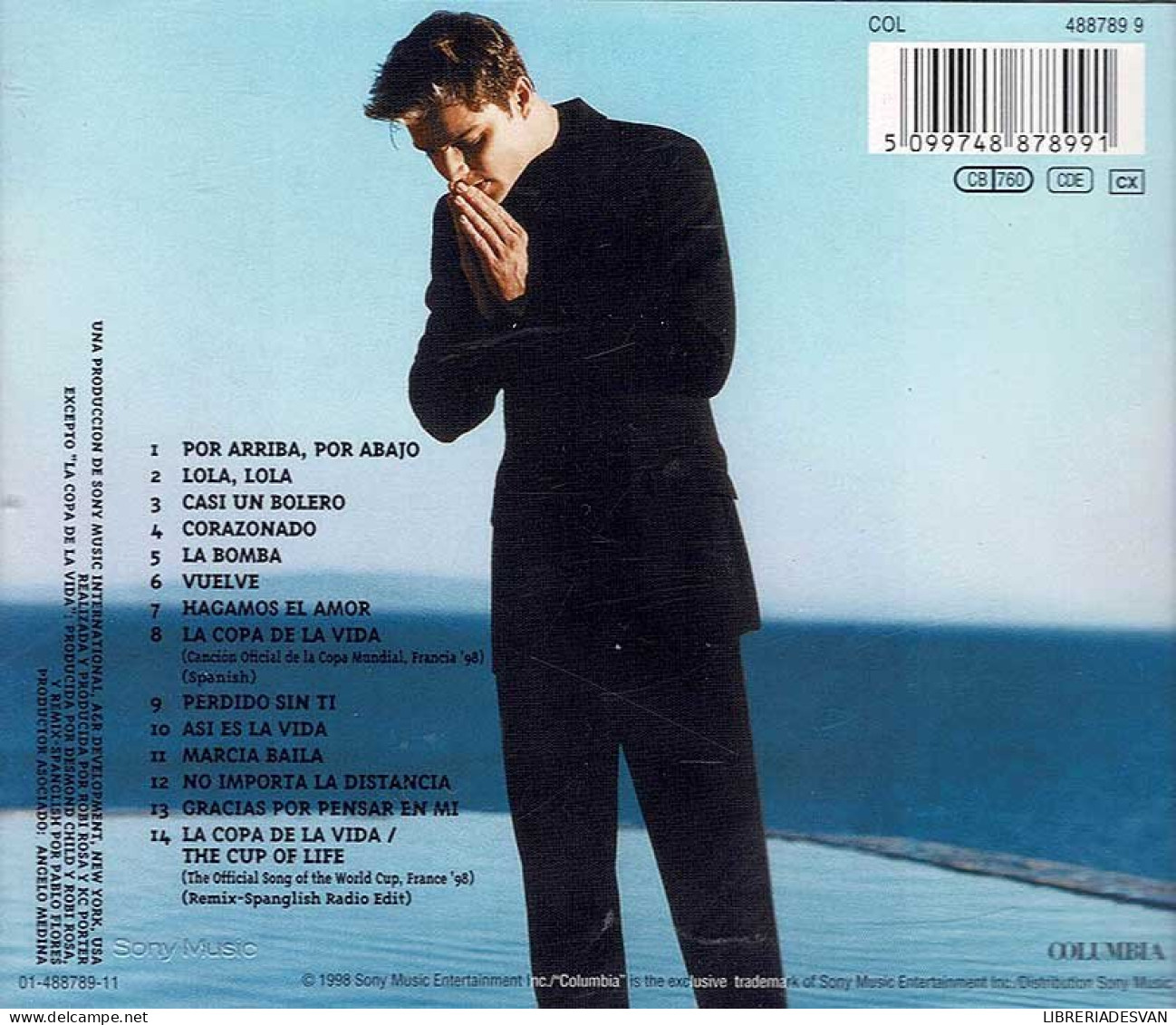 Ricky Martin - Vuelve. CD - Disco, Pop