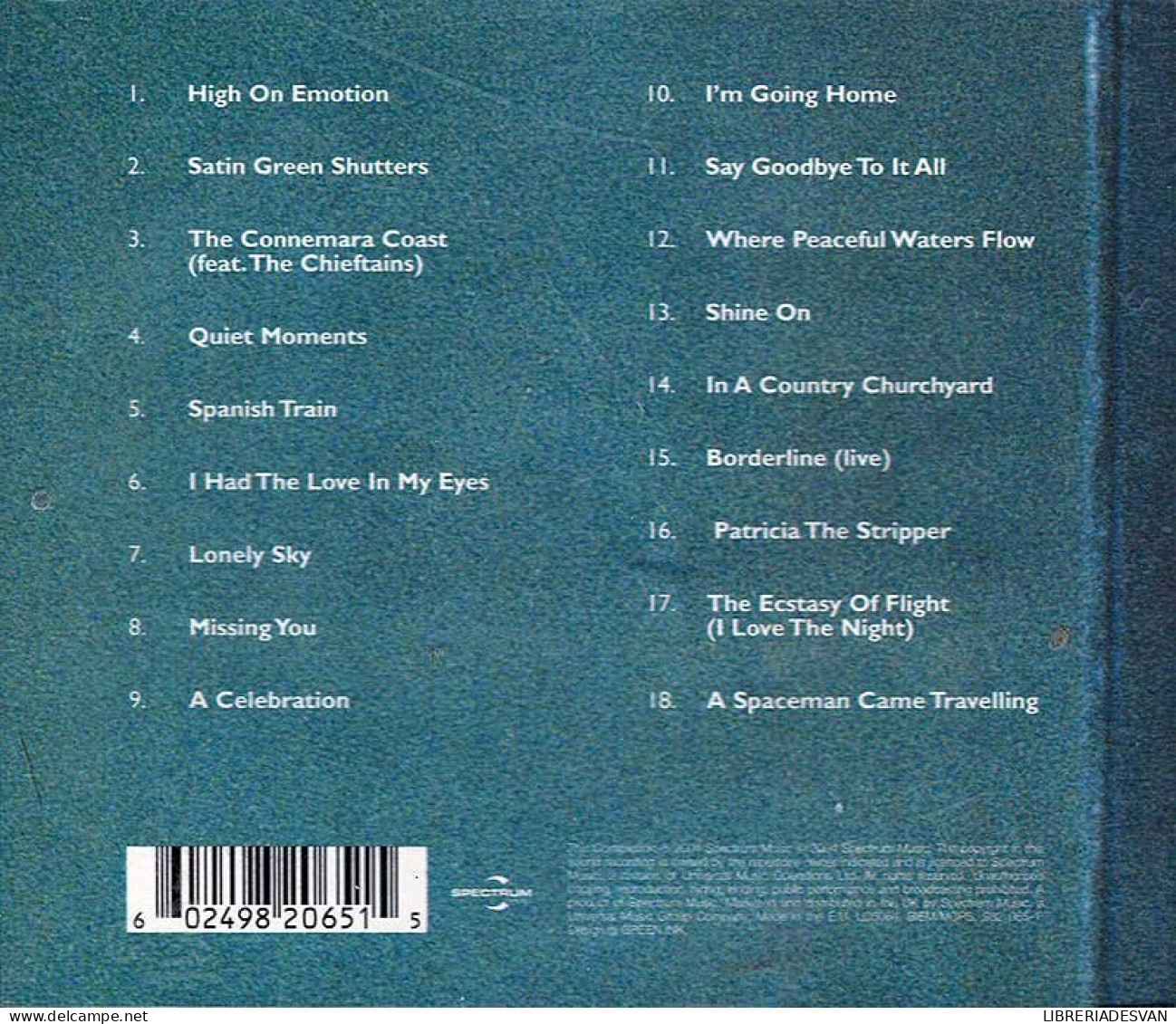 Chris De Burgh - Missing You. The Collection. CD - Disco & Pop