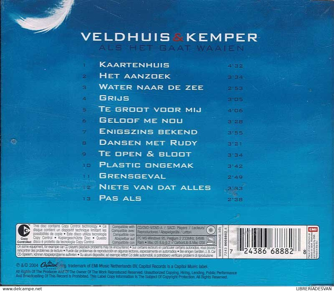 Veldhuis & Kemper - Als Het Gaat Waaien. CD - Disco & Pop