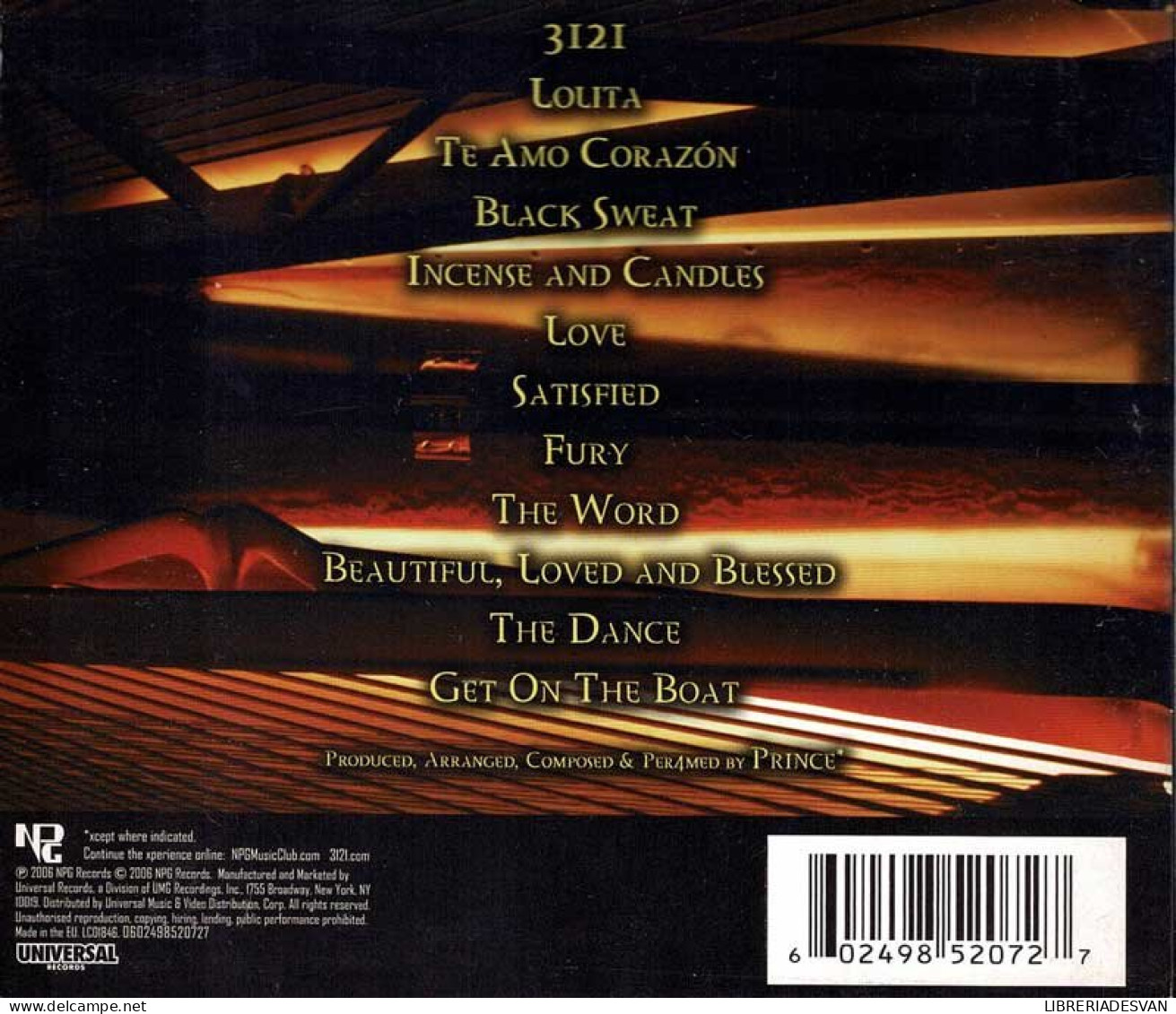 Prince ?- 3121. CD - Disco & Pop