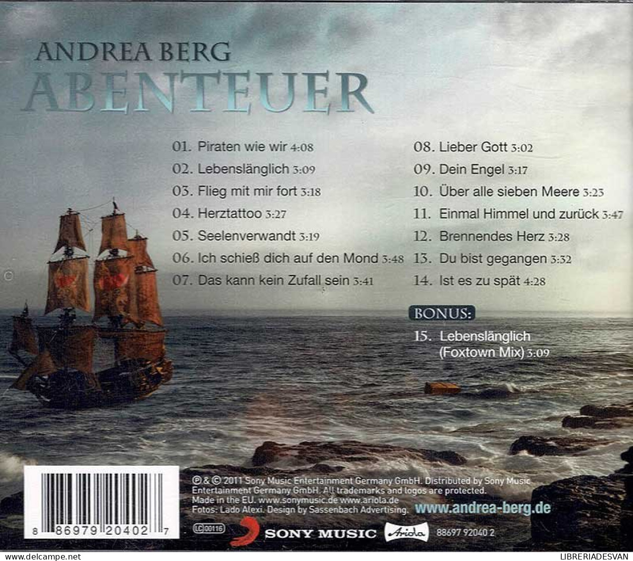 Andrea Berg - Abenteuer. CD - Disco & Pop