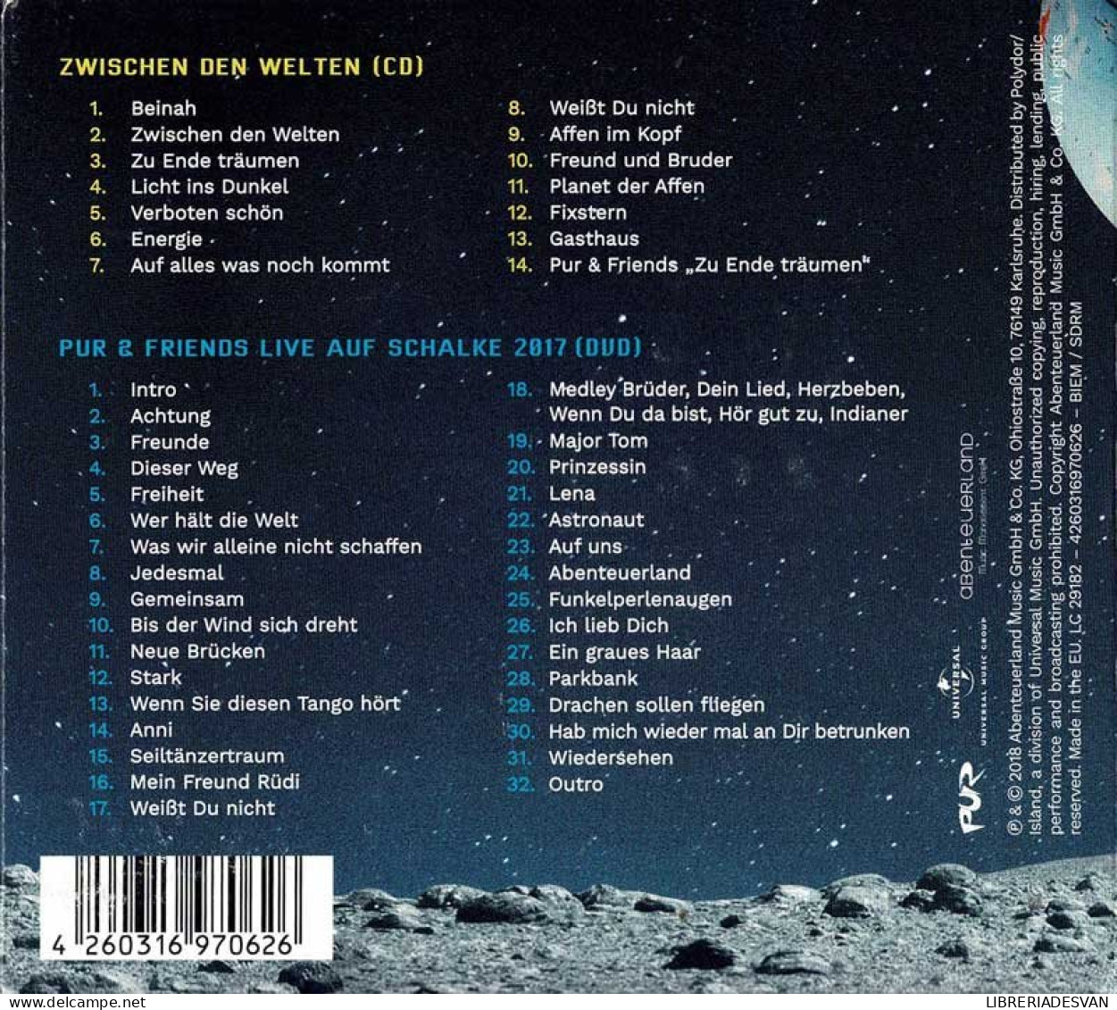 Pur - Zwischen Den Welten. CD + DVD - Disco & Pop