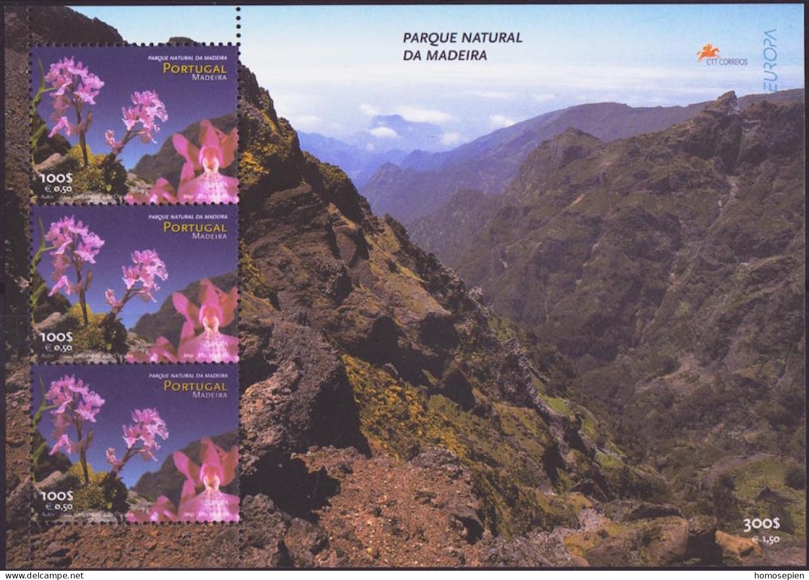 Europa CEPT 1999 Madère - Madeira - Portugal Y&T N°BF18 - Michel N°B18 *** - 100e EUROPA - 1999