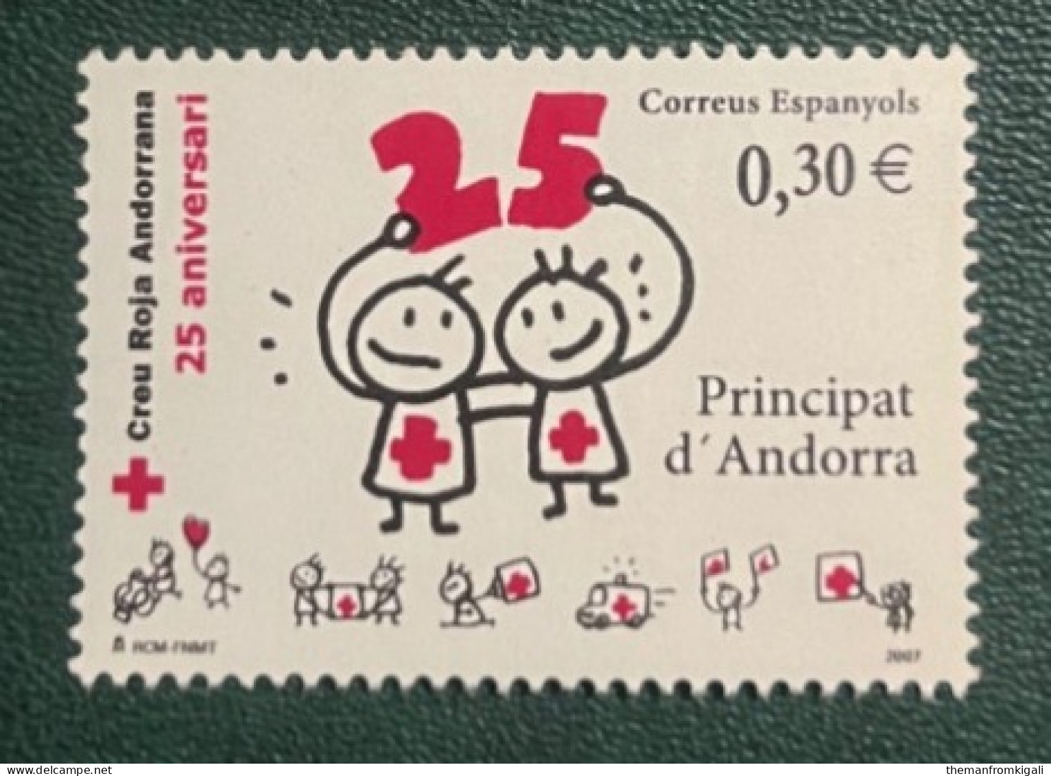 Andorra 2007 - The 25th Anniversary Of Andorra Red Cross. - Other & Unclassified