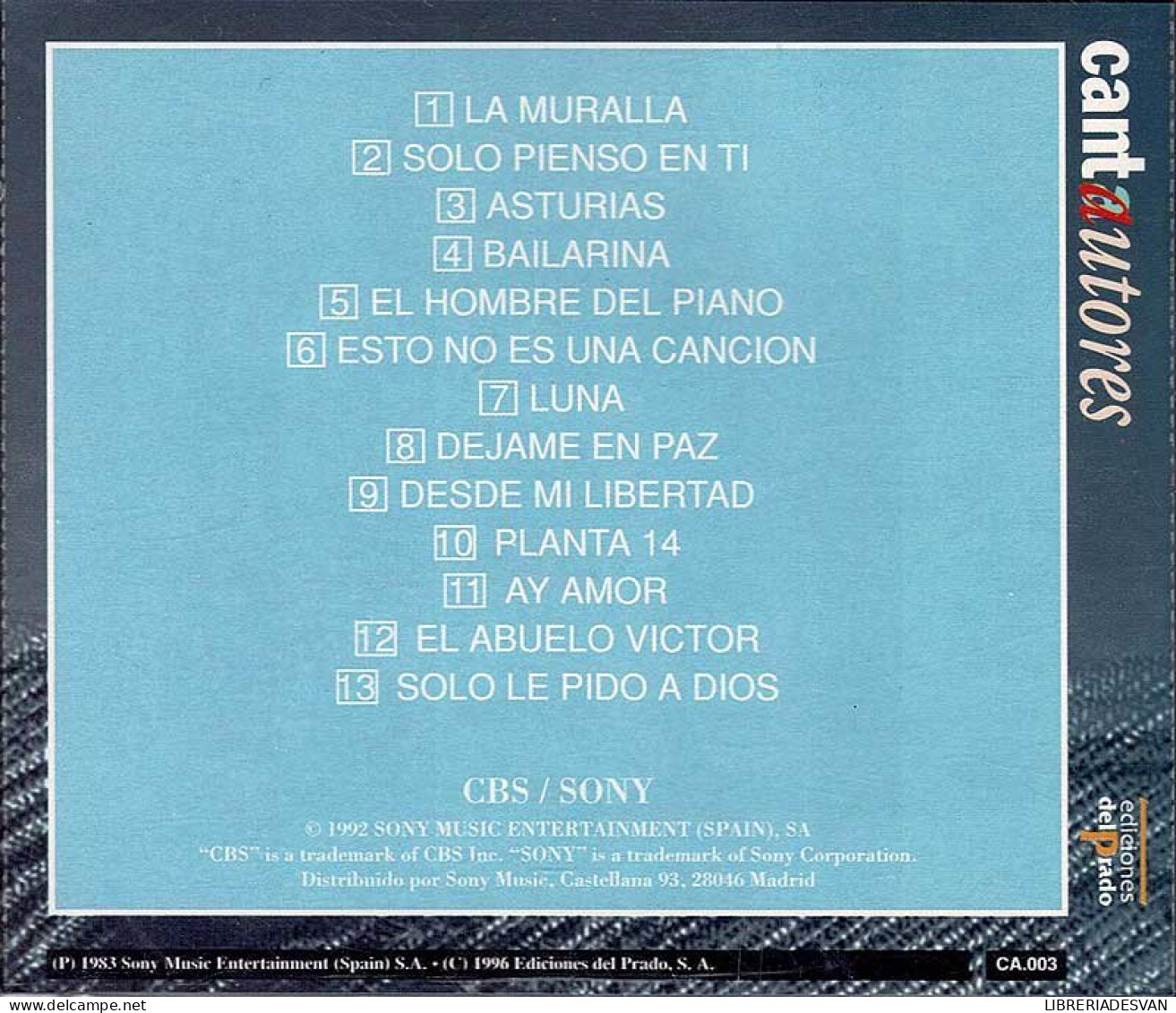 Víctor Manuel Y Ana Belén - Víctor Y Ana En Vivo. CD - Disco, Pop