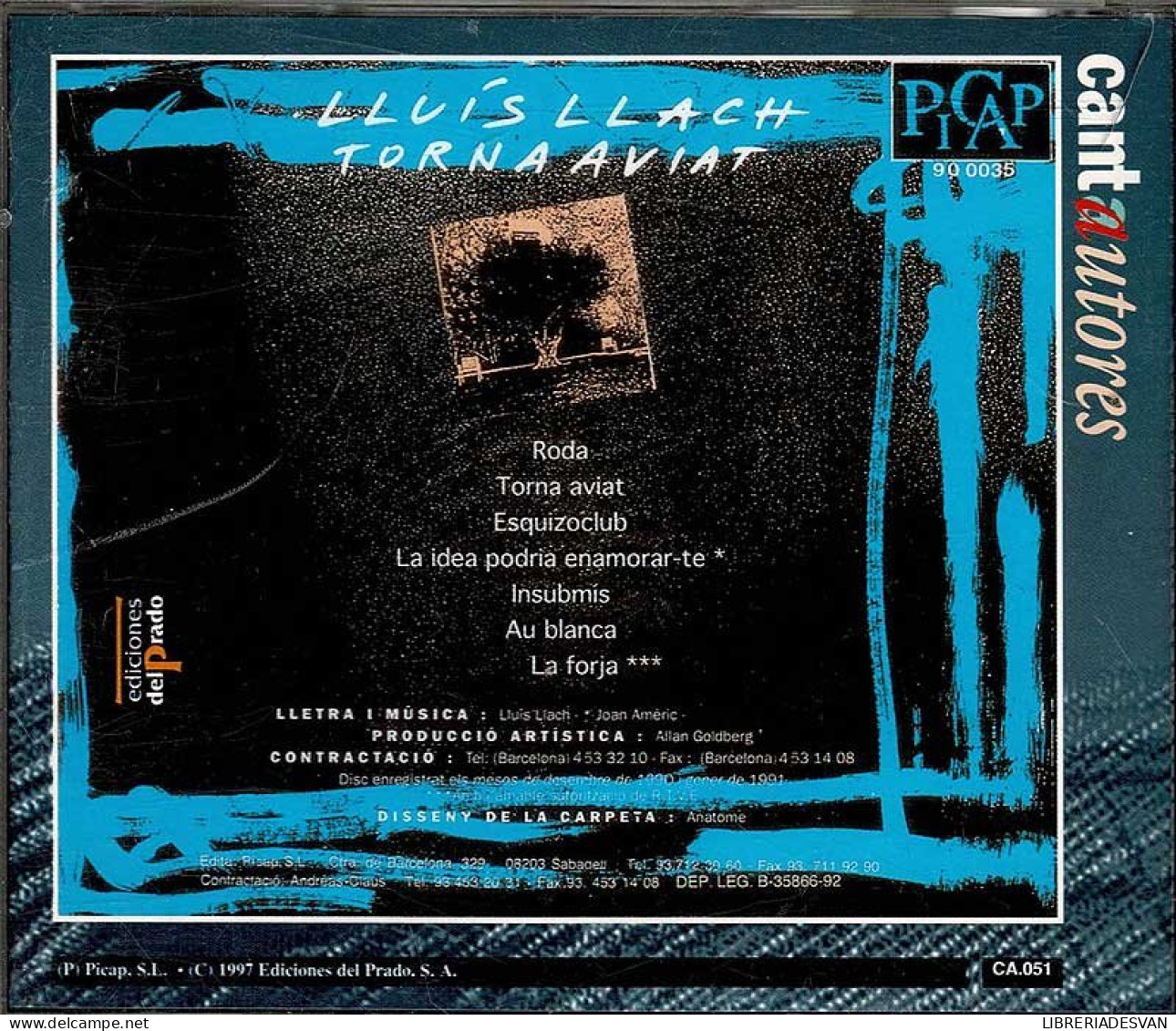 Lluis Llach - Torna Aviat. CD - Disco & Pop