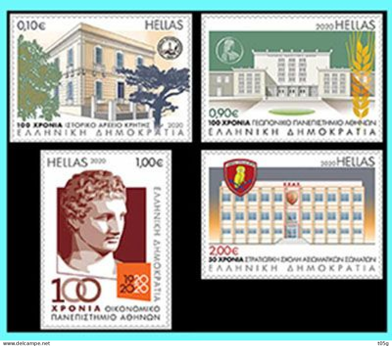 GREECE- GRECE- HELLAS 2020: 21 -05-2020 Annversaries And Eventss Complete Set MNH** - Unused Stamps
