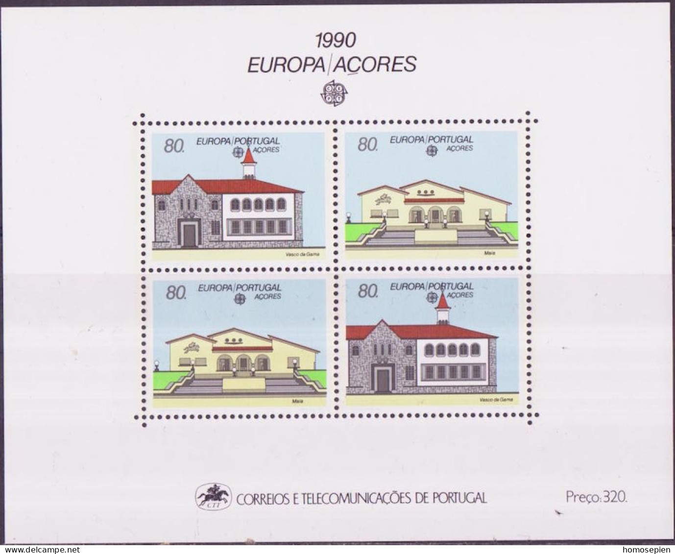 Europa CEPT 1990 Açores - Azores - Azoren - Portugal Y&T N°BF11 - Michel N°B11 *** - 1990