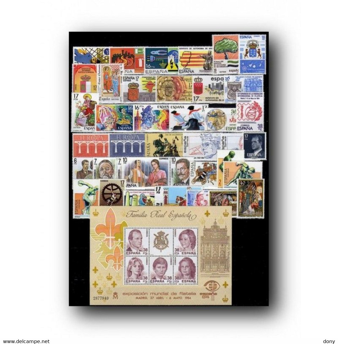 SELLOS DE ESPAÑA AÑO 1984 COMPLETO NUEVO. DESCUENTO FACIAL. MNH SPANIEN SPAIN - Années Complètes