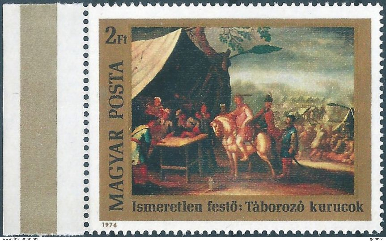 C5783 Hungary Art Painting History Horse Anniversary Military MNH RARE - Otros & Sin Clasificación