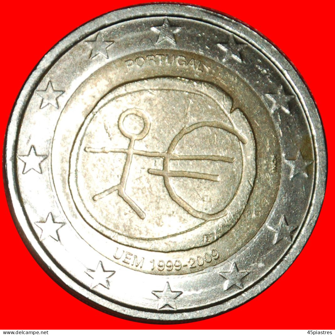 * MONETARY UNION: PORTUGAL  2 EURO 1999-2009! NON-PHALLIC TYPE!  · LOW START ·  NO RESERVE! - Portugal
