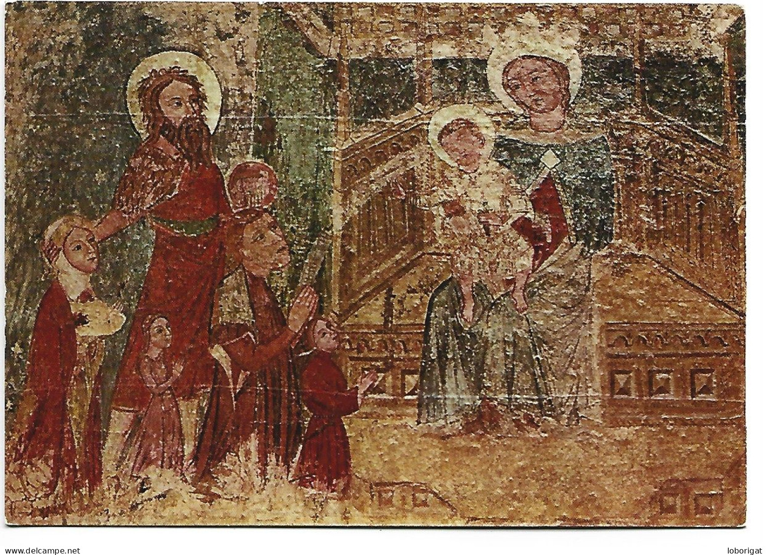 FRESCO PROCEDENTE DE IPAS (S.XV).- MUSEO DIOCESANO.- JACA - HUESCA .- ( ESPAÑA ) - Huesca