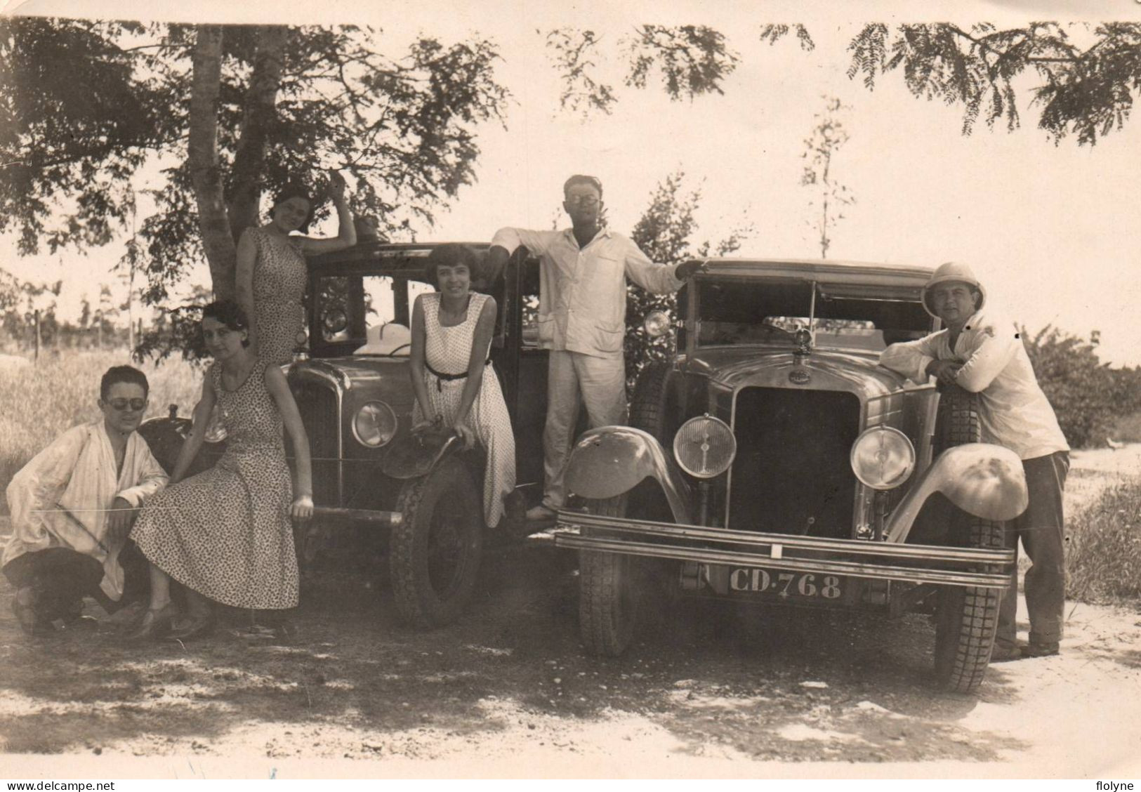 Automobile - Photo Ancienne Originale - Voiture Auto De Marque DELAGE - 9,7x14 Cm - Turismo