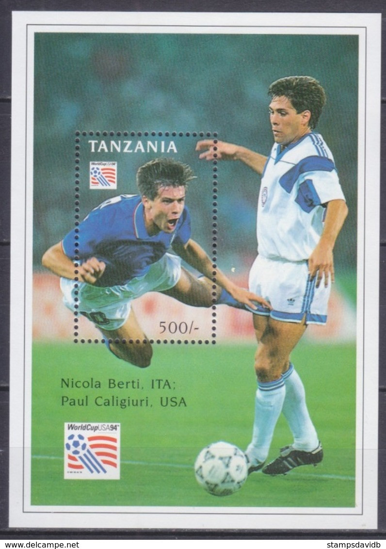 1994	Tanzania	1814/B256	1994 FIFA World Cup In USA - 1994 – États-Unis
