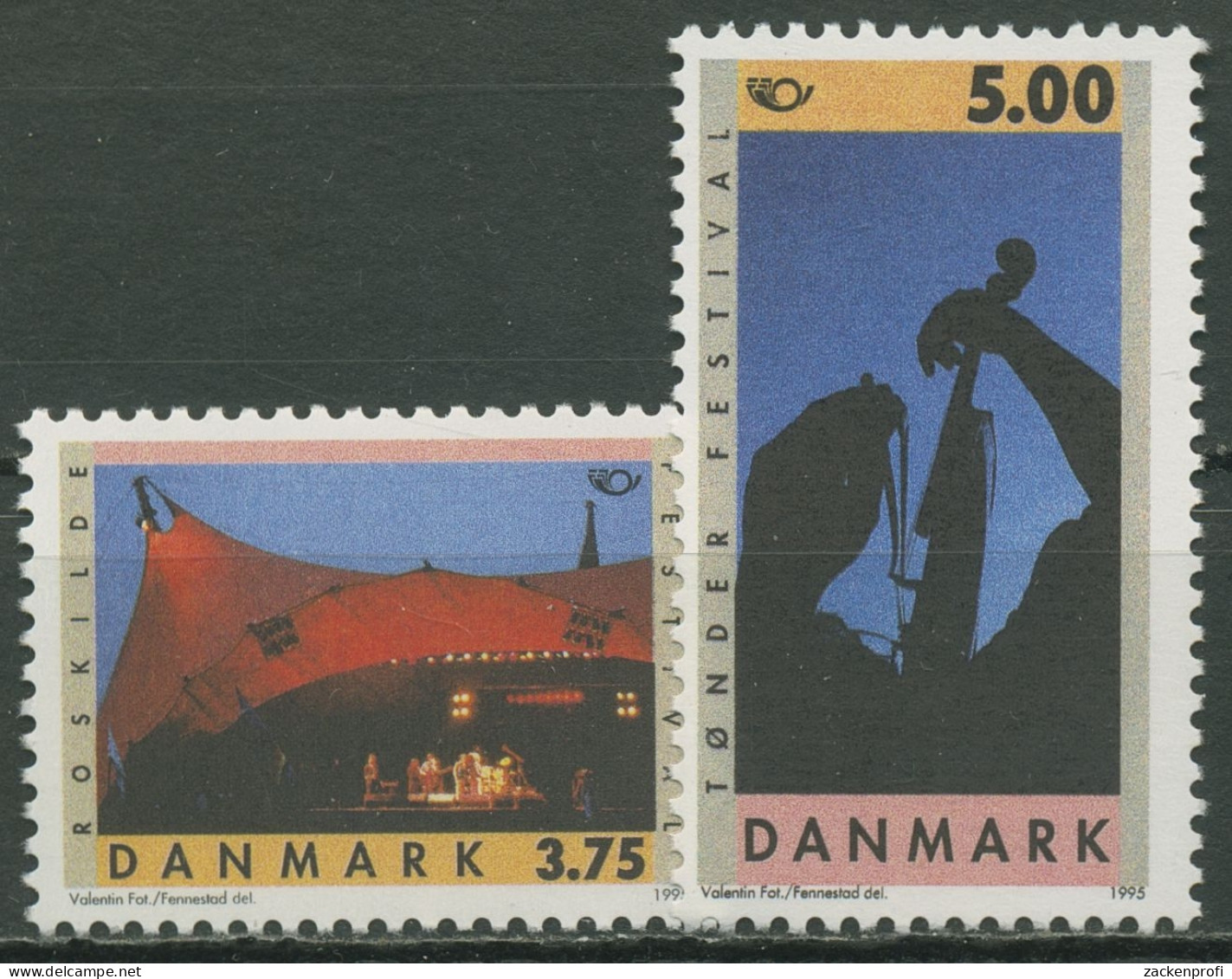 Dänemark 1995 NORDEN Tourismus Musikfestival 1105/06 Postfrisch - Ungebraucht
