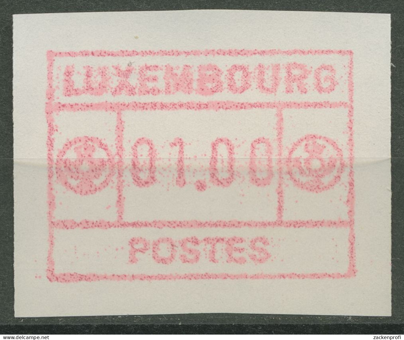 Luxemburg ATM 1992 Automatenmarke Gummidruck ATM 2 VI Postfrisch - Postage Labels