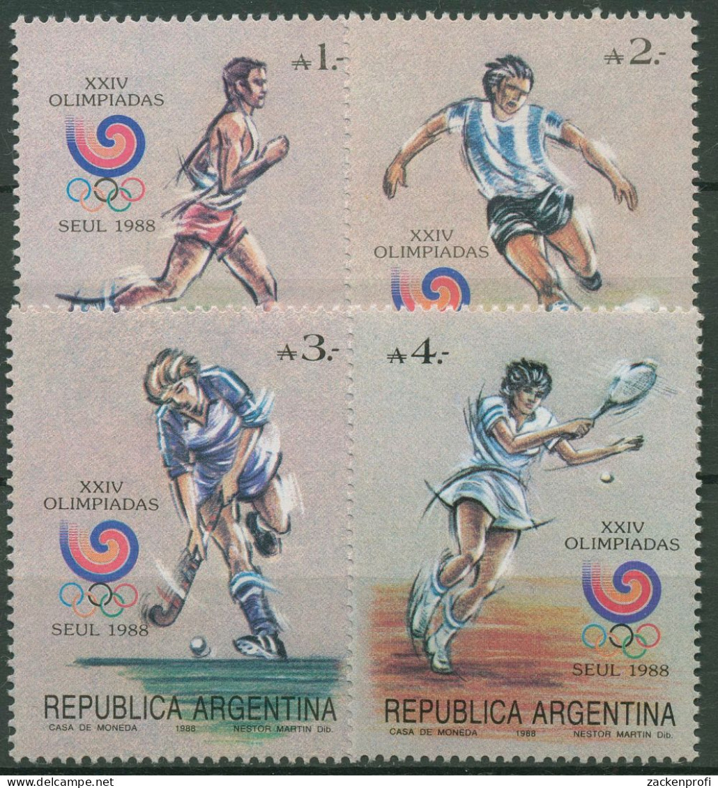 Argentinien 1988 Olympische Sommerspiele Seoul 1926/29 Postfrisch - Ongebruikt