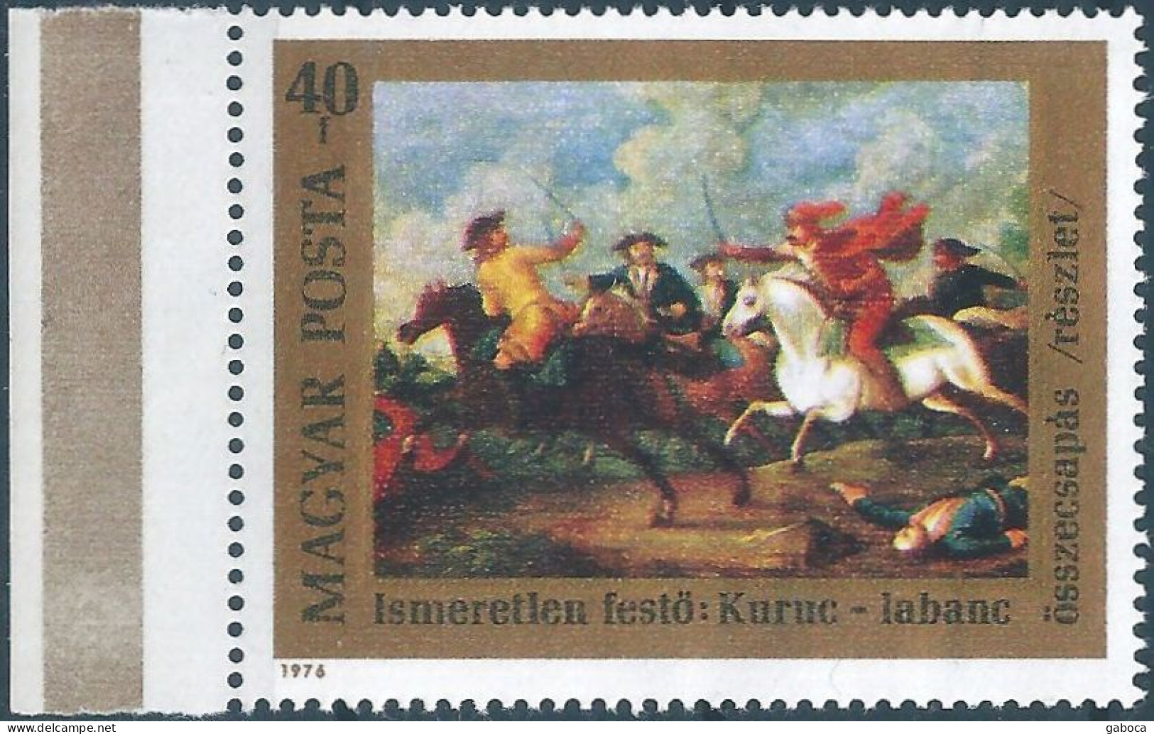 C5786 Hungary Art Painting History Horse Anniversary Military MNH RARE - Otros & Sin Clasificación