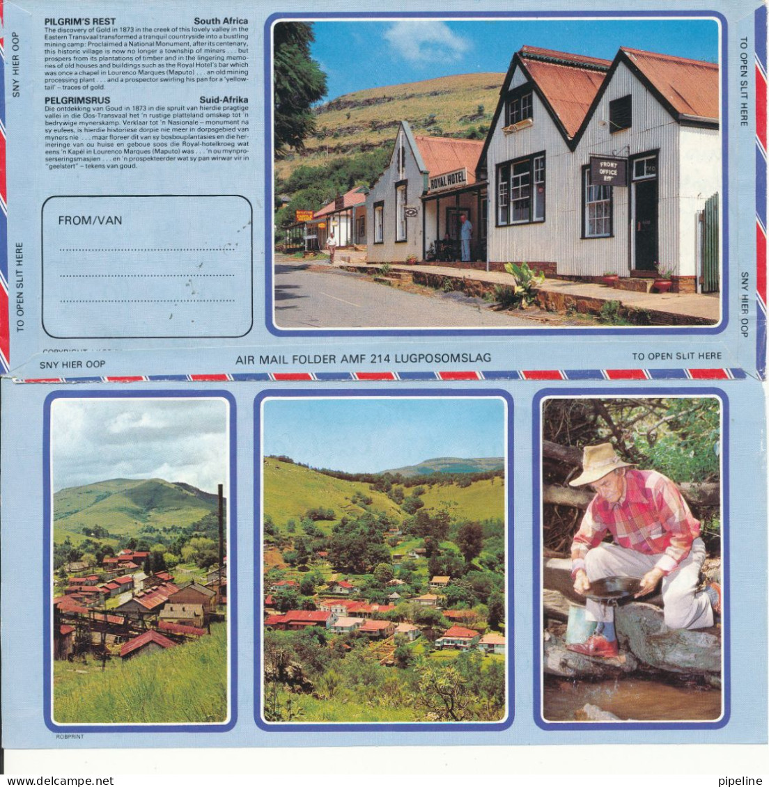 South Africa Registered Cover (Air Mail Folder) Sent To Germany 7-2-1990 - Covers & Documents