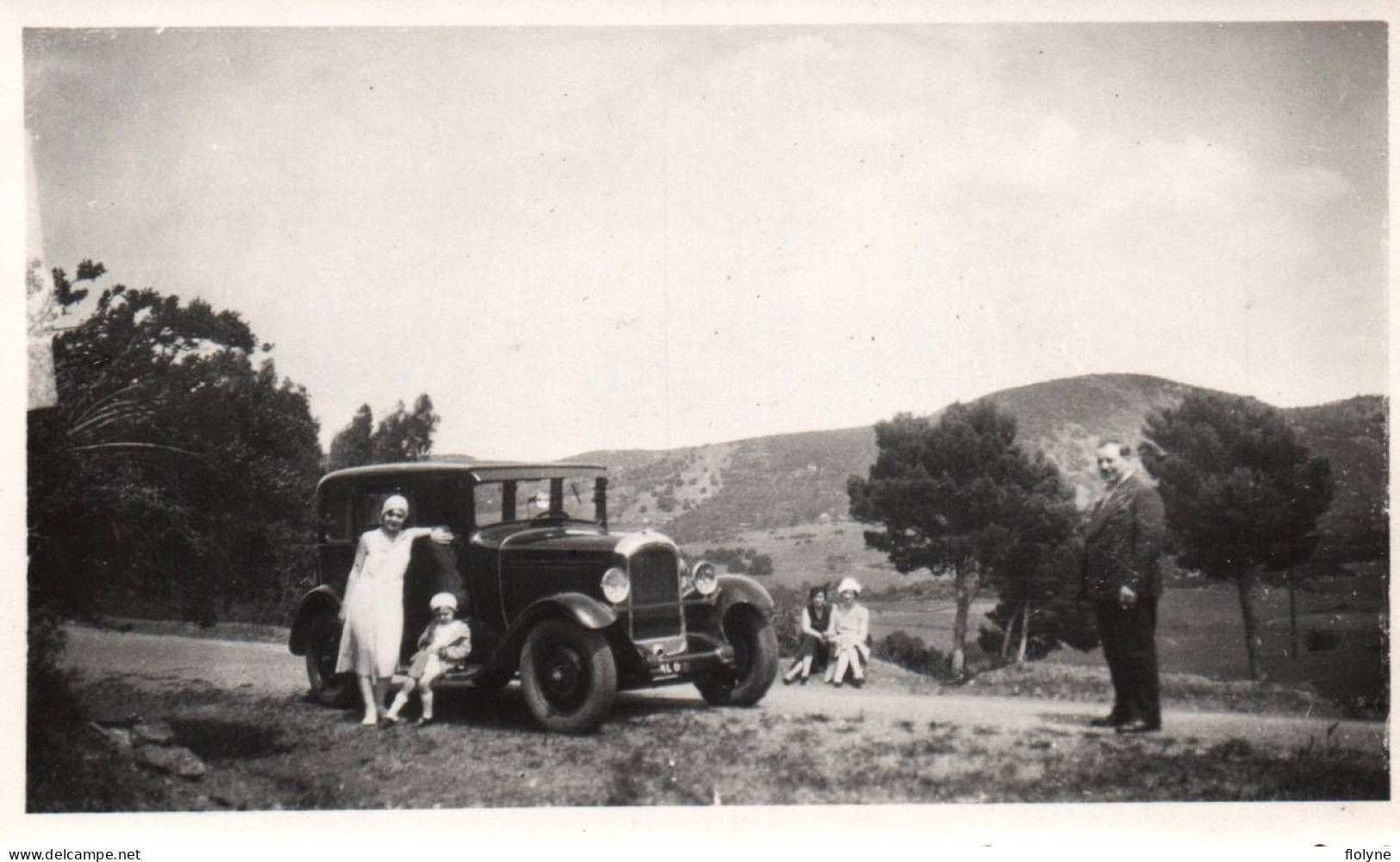 Automobile - Photo Ancienne Originale - Voiture Auto De Marque DELAHAYE CHENARD - 11x7 Cm - Toerisme