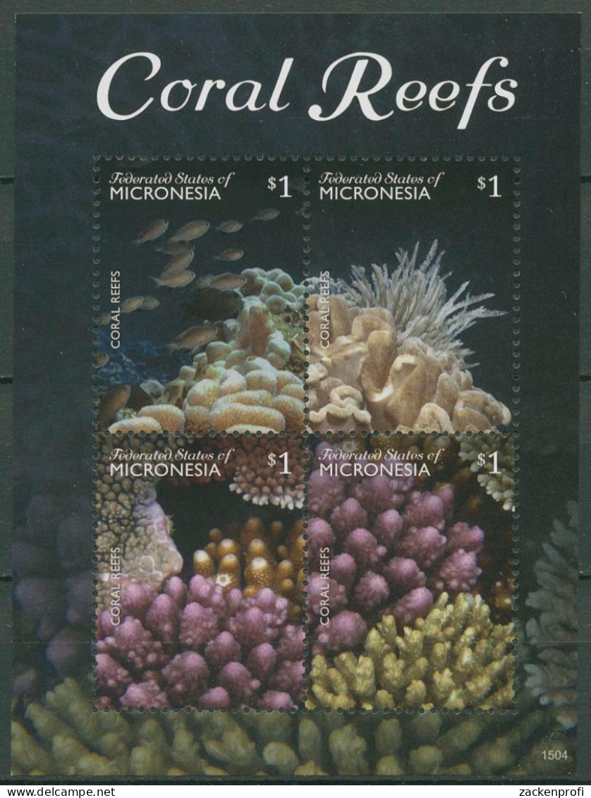 Mikronesien 2014 Korallenriff Fische 2719/22 K Postfrisch (C40452) - Micronésie