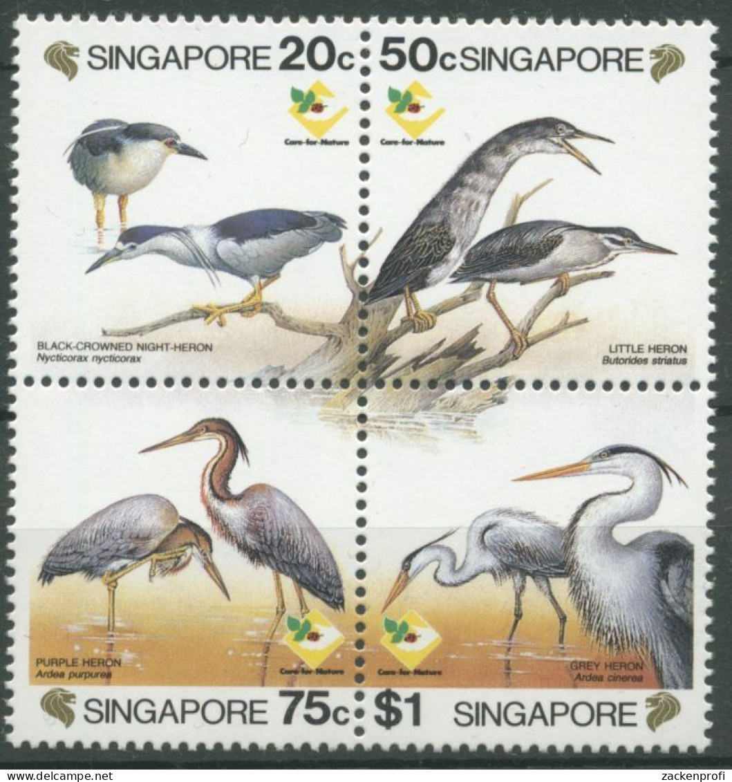 Singapur 1994 Vögel Reiher PHILAKOREA'94 733/36 ZD Postfrisch - Singapore (1959-...)