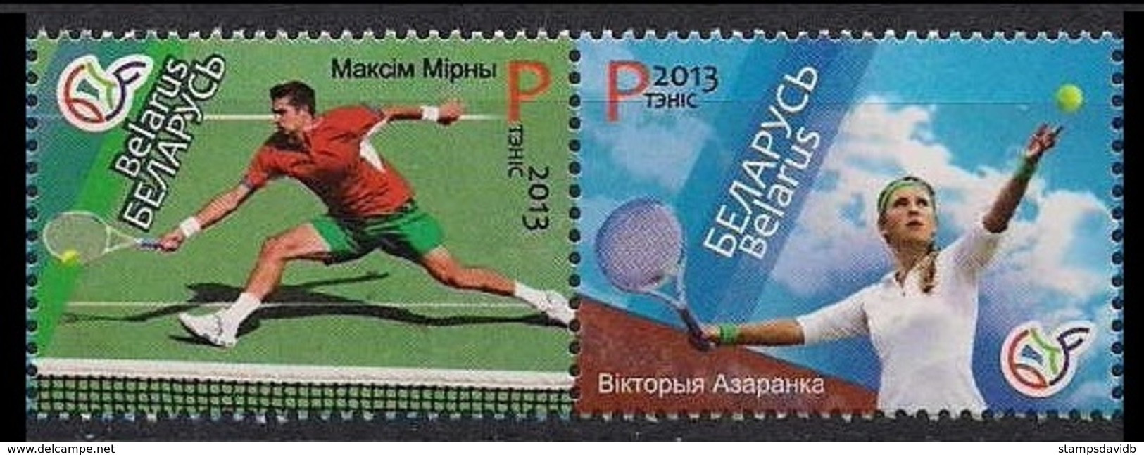 2013	Belarus	967-968	Leaders Of Belarus Tennis	5,40 € - Tennis