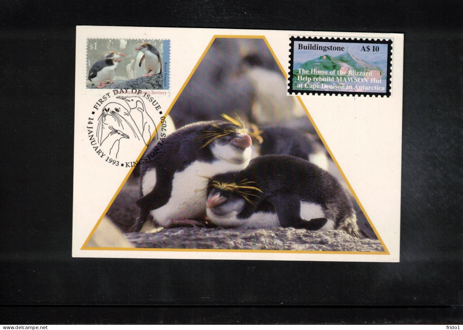 Australian Antarctic Territory 1994 Antarctica - Base Davis - Helicopter Flight - Penguins - Bases Antarctiques