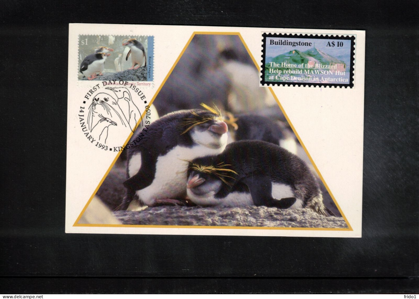 Australian Antarctic Territory 1994 Antarctica - Base Davis - Helicopter Flight - Penguins - Forschungsstationen