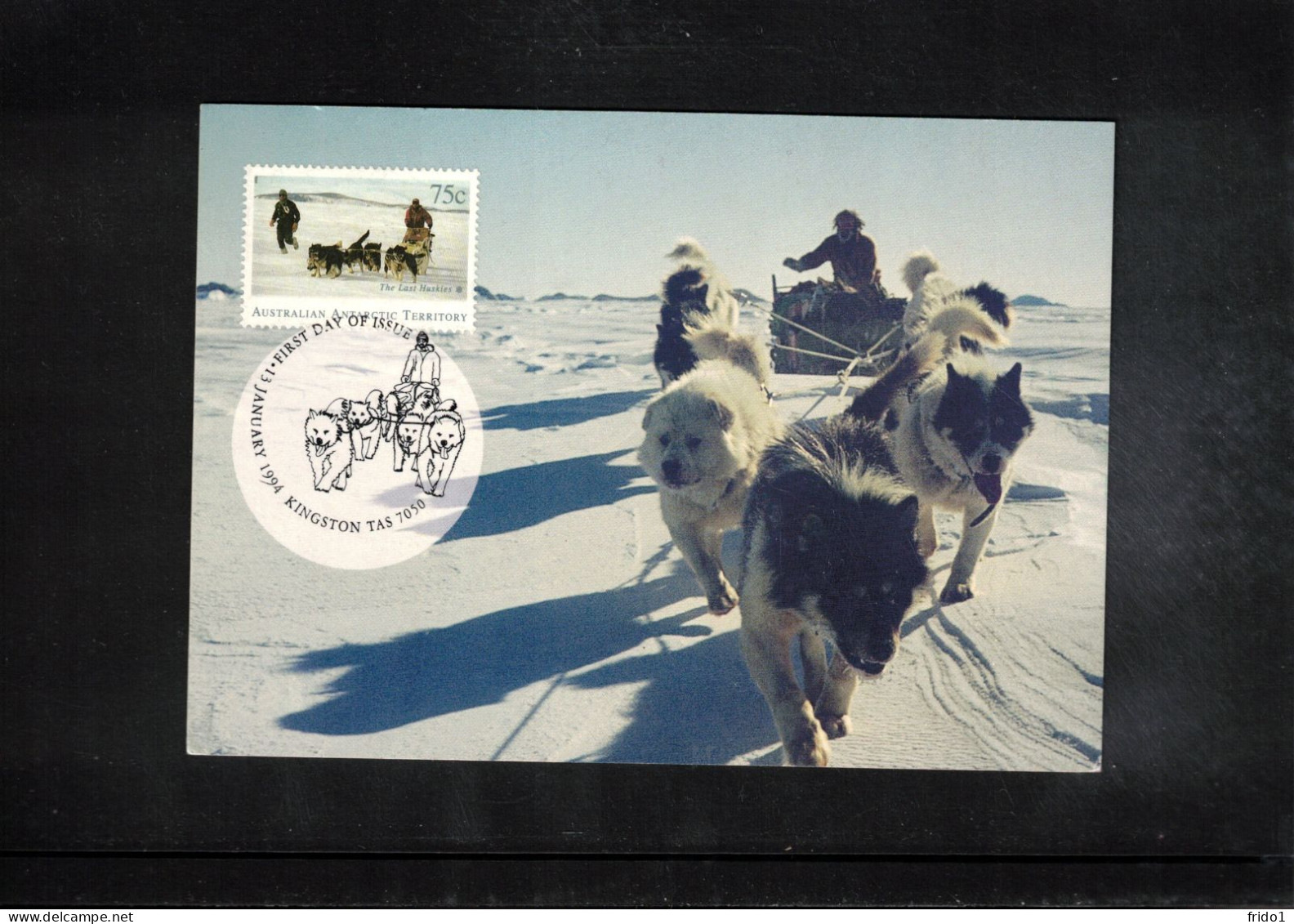 Australian Antarctic Territory 1995 Antarctica - Base Davis - Huskies - Onderzoeksstations