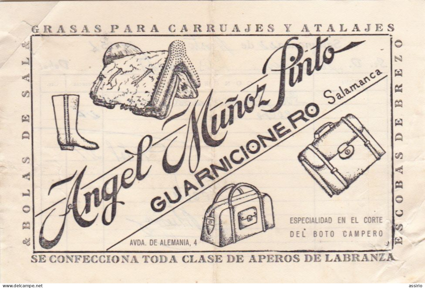 Espanha  - 15    Faturas  Recibos De Restauração  Do Toureiro António  Dos Santos      1951 - Hotel Labels