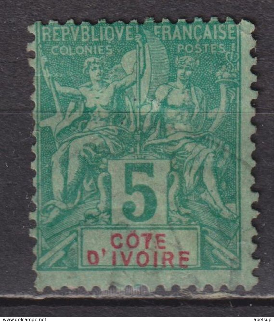 Timbre Oblitéré De Côte D'Ivoire De 1892 N° 4 - Oblitérés