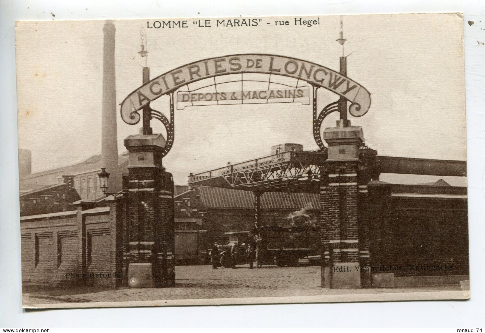 Lomme Le Marais Rue Hegel Acieries De Longwy - Lomme