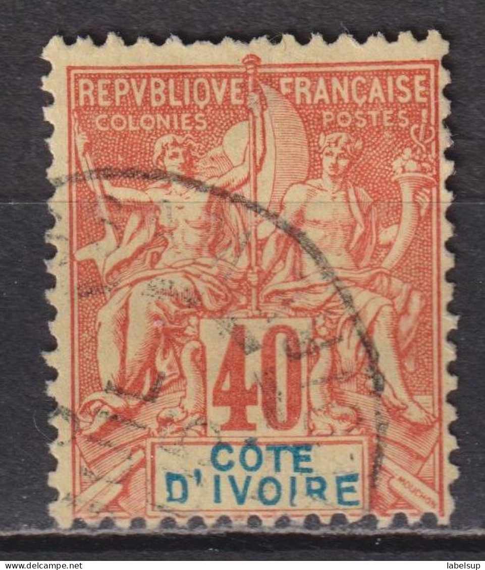 Timbre Oblitéré De Côte D'Ivoire De 1892 N° 10 - Gebraucht